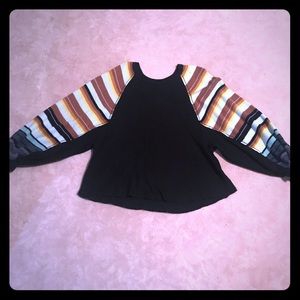 Free People Ballon sleeve sweater